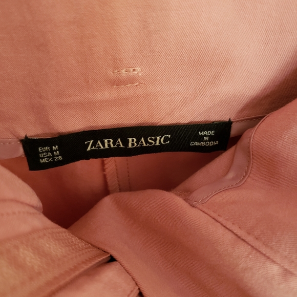 Zara Belted Cropped Pants - Picture 4 of 4